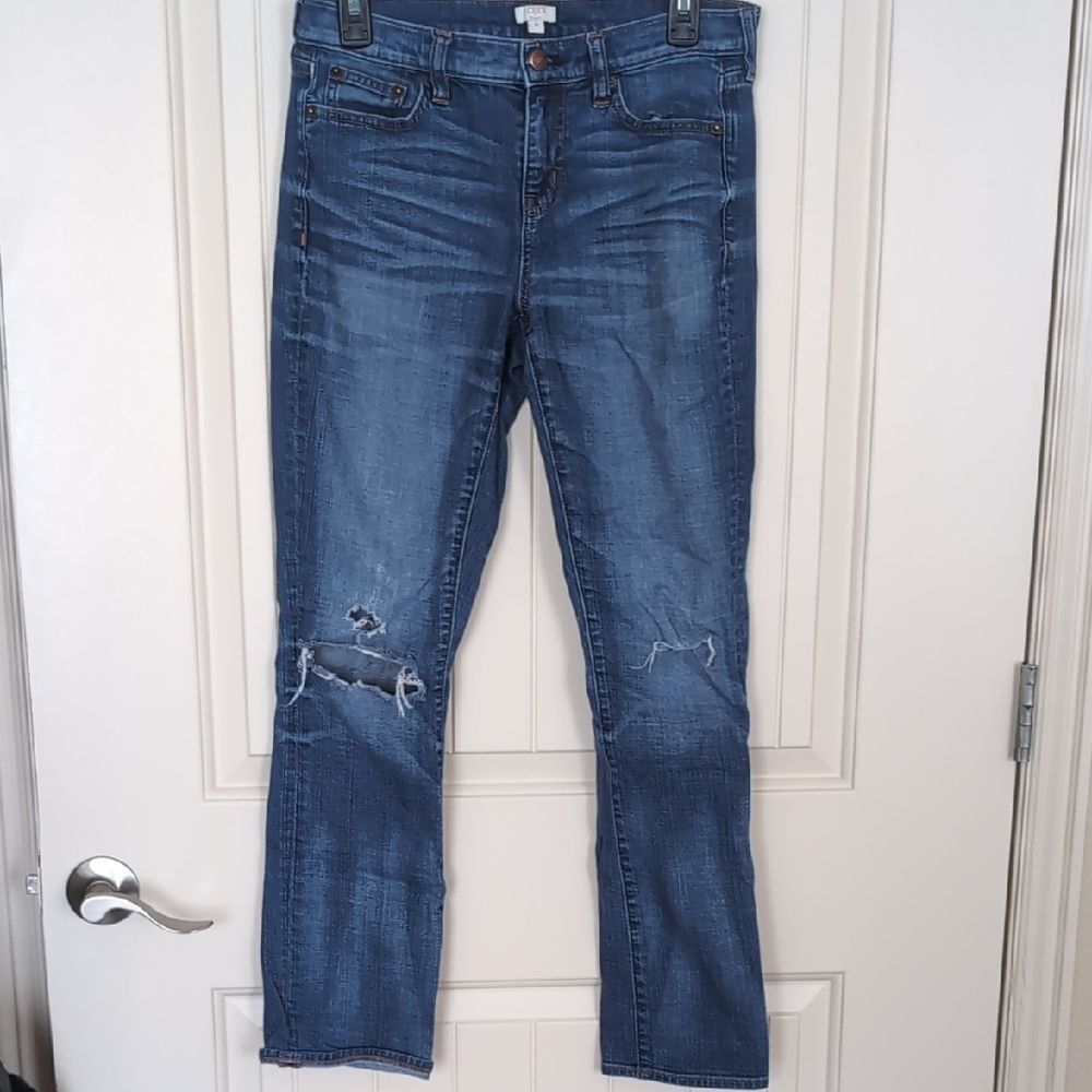 J. Crew Blue Straight Leg Jeans